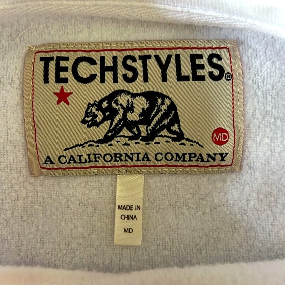 TECHSTYLES  Whitefish Montana Skiing lightweight Crewneck - Picture 4 of 5
